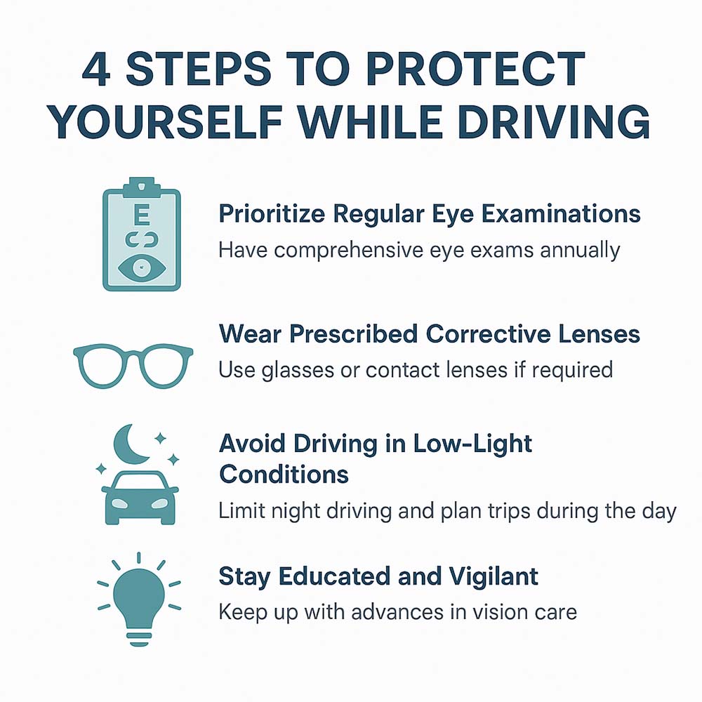 Checklist image for safer driving with healthy eyesight