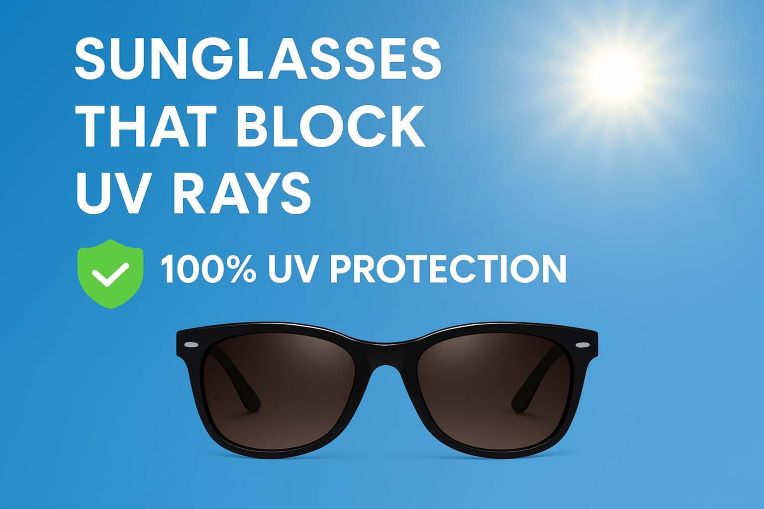 Sunglasses with UV protection