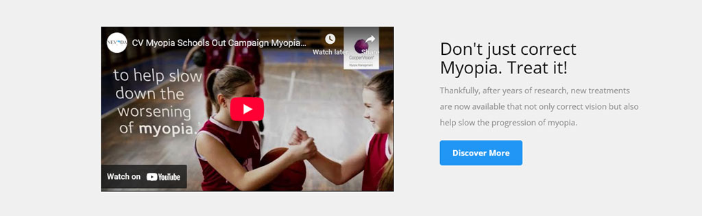 Homepage Panel with MiSight Video